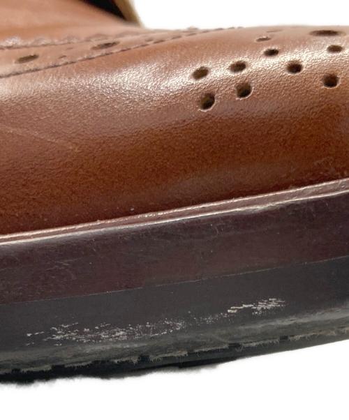Tricker's（トリッカーズ）Tricker's (トリッカーズ) MALTON / C-SHADE TAN ウィングチップブーツ/モルトン / シーシェイド タンウィングチップブーツ ベージュ サイズ:7(26-26.5cm前後)の古着・服飾アイテム