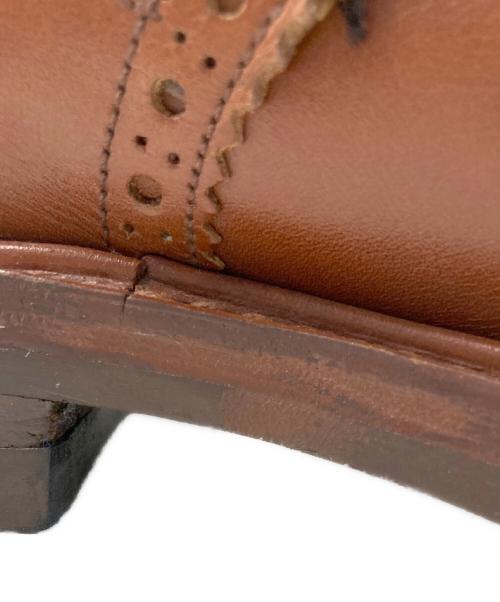 Tricker's（トリッカーズ）Tricker's (トリッカーズ) MALTON / C-SHADE TAN ウィングチップブーツ/モルトン / シーシェイド タンウィングチップブーツ ベージュ サイズ:7(26-26.5cm前後)の古着・服飾アイテム