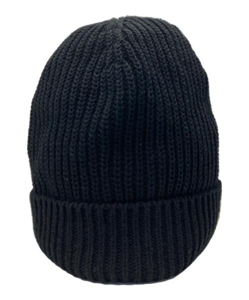 MONCLER（モンクレール）MONCLER (モンクレール) BERRETTO ロゴパッチビーニーニットキャップ/ベッレットロゴパッチビーニーニットキャップ ブラック サイズ:UNIの古着・服飾アイテム