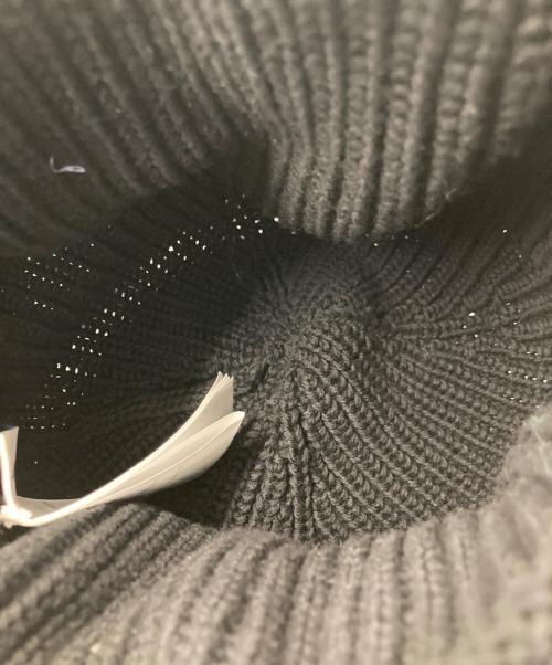 MONCLER（モンクレール）MONCLER (モンクレール) BERRETTO ロゴパッチビーニーニットキャップ/ベッレットロゴパッチビーニーニットキャップ ブラック サイズ:UNIの古着・服飾アイテム