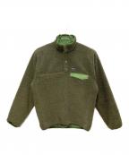 Patagoniaパタゴニア）の古着「グリセードリバーシブルスナップT」｜ブラウン×グリーン