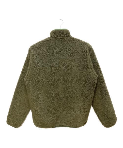 Patagonia（パタゴニア）Patagonia (パタゴニア) グリセードリバーシブルスナップT ブラウン×グリーン サイズ:不明の古着・服飾アイテム