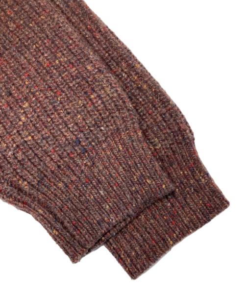 crepuscule（クレプスキュール）crepuscule (クレプスキュール) 417 by EDIFICE (417 バイ エディフィス) 別注ネップカーディガン ブラウン サイズ:2の古着・服飾アイテム