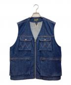 Wrangler×KEBOZラングラー×ケボズ）の古着「デニムベスト」｜インディゴ