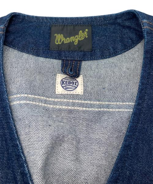 Wrangler（ラングラー）Wrangler (ラングラー) KEBOZ (ケボズ) デニムベスト インディゴ サイズ:Ｌの古着・服飾アイテム