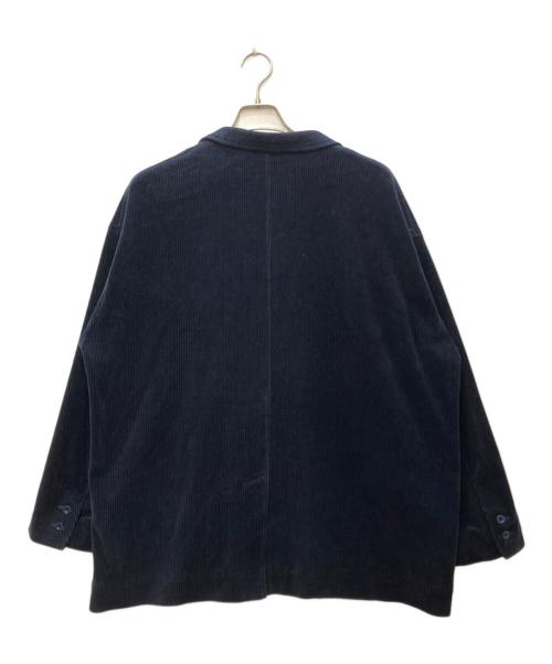 Graphpaper（グラフペーパー）Graphpaper (グラフペーパー) Soft Knit Corduroy Jacket.ソフト ニット コーデュロイ ジャケット ネイビー サイズ:1の古着・服飾アイテム