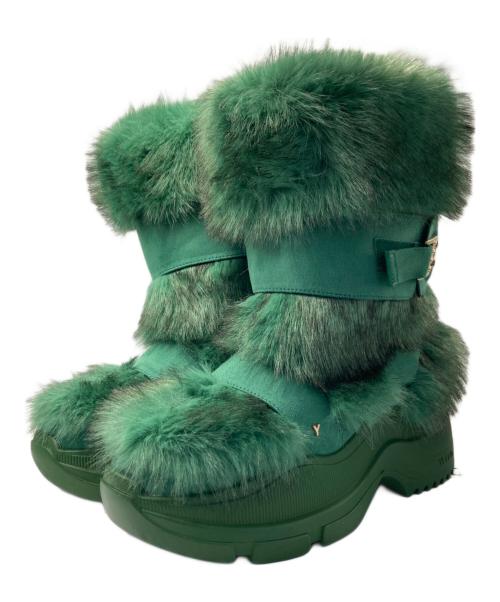 YELLO（イエロ）YELLO (イエロ) MOLO SHORT BOOTS/モロショートブーツ グリーン サイズ:Lの古着・服飾アイテム