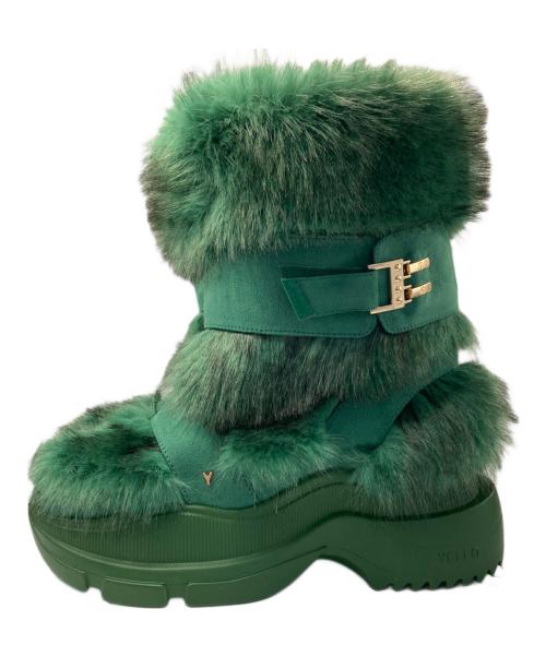 YELLO（イエロ）YELLO (イエロ) MOLO SHORT BOOTS/モロショートブーツ グリーン サイズ:Lの古着・服飾アイテム