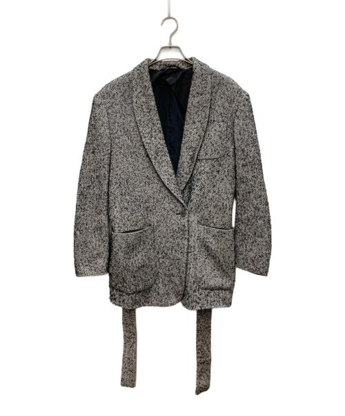 PHOTOCOPIEU（フォトコピュー）PHOTOCOPIEU (フォトコピュー) ツイードダブルジャケット グレー サイズ:38の古着・服飾アイテム