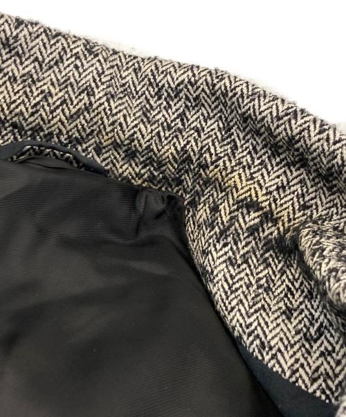 PHOTOCOPIEU（フォトコピュー）PHOTOCOPIEU (フォトコピュー) ツイードダブルジャケット グレー サイズ:38の古着・服飾アイテム