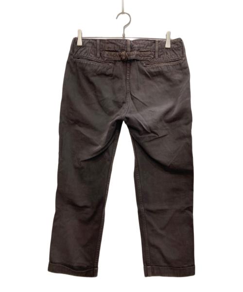 VISVIM（ビズビム）VISVIM (ビズビム) ワークパンツ ブラウン サイズ:3の古着・服飾アイテム