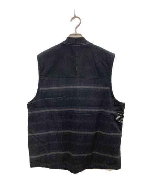 CarHartt（カーハート）CarHartt (カーハート) HURLEY (ハーレー) リバーシブルベスト ブラック サイズ:Ｓの古着・服飾アイテム