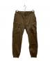 WHITE MOUNTAINEERING（ホワイトマウンテ二アニング）の古着「Twilled Stretch Jogger Pants/ツイルド ストレッチ ジョガー パンツ」｜ブラウン