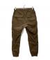 WHITE MOUNTAINEERING (ホワイトマウンテ二アニング) Twilled Stretch Jogger Pants/ツイルド ストレッチ ジョガー パンツ ブラウン：8000円