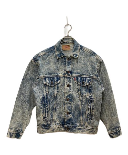 LEVI'S（リーバイス）LEVI'S (リーバイス) ケミカルウォッシュデニムジャケット インディゴ サイズ:Ｓの古着・服飾アイテム