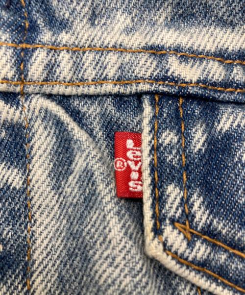 LEVI'S（リーバイス）LEVI'S (リーバイス) ケミカルウォッシュデニムジャケット インディゴ サイズ:Ｓの古着・服飾アイテム