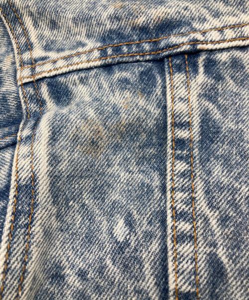 LEVI'S（リーバイス）LEVI'S (リーバイス) ケミカルウォッシュデニムジャケット インディゴ サイズ:Ｓの古着・服飾アイテム