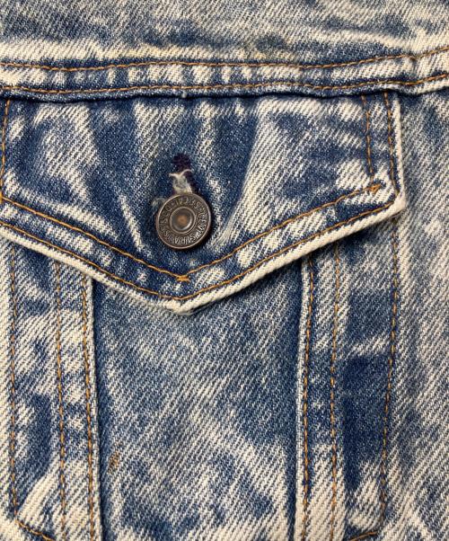 LEVI'S（リーバイス）LEVI'S (リーバイス) ケミカルウォッシュデニムジャケット インディゴ サイズ:Ｓの古着・服飾アイテム