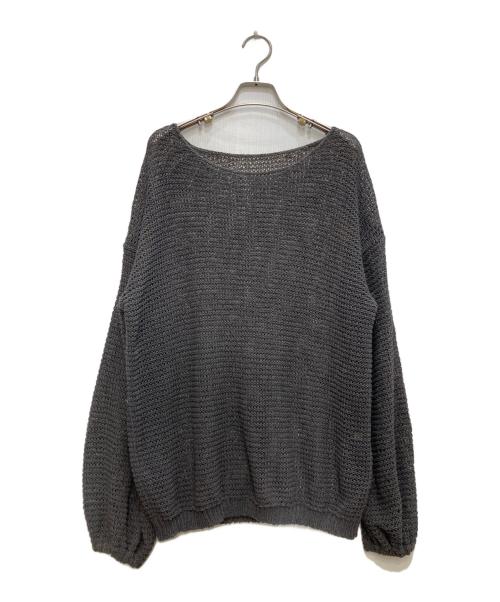 Plage（プラージュ）Plage (プラージュ) TSUMUGI balloon プルオーバー/つむぎバルーンプルオーバー グレー サイズ:freeの古着・服飾アイテム