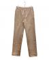 GUCCI（グッチ）の古着「ワッペンロゴイージーパンツ」｜ベージュ