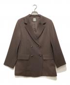 U by SPICK&SPANユー バイ スピック＆スパン）の古着「オーバーテーラード ジャケット」｜ブラウン