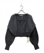 Snidelスナイデル）の古着「フォックスキャミ×カーデアンサンブル」｜グレー