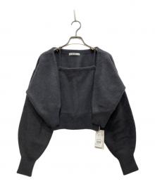 Snidel（スナイデル）の古着「フォックスキャミ×カーデアンサンブル」｜グレー