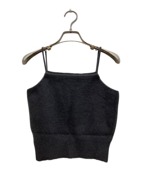 Snidel（スナイデル）Snidel (スナイデル) フォックスキャミ×カーデアンサンブル グレー サイズ:free 未使用品の古着・服飾アイテム