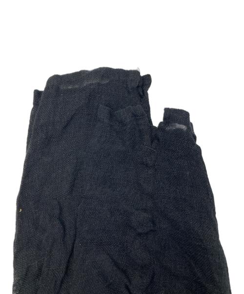 FRAMeWORK（フレームワーク）FRAMeWORK (フレームワーク) LINENクレープヘンリーネックブラウス ネイビー サイズ:free 未使用品の古着・服飾アイテム