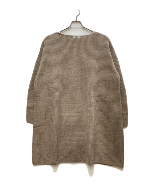 SLOBE IENA（スローブ イエナ）SLOBE IENA (スローブ イエナ) ファインウールニットミニワンピース ベージュ サイズ:free 未使用品の古着・服飾アイテム