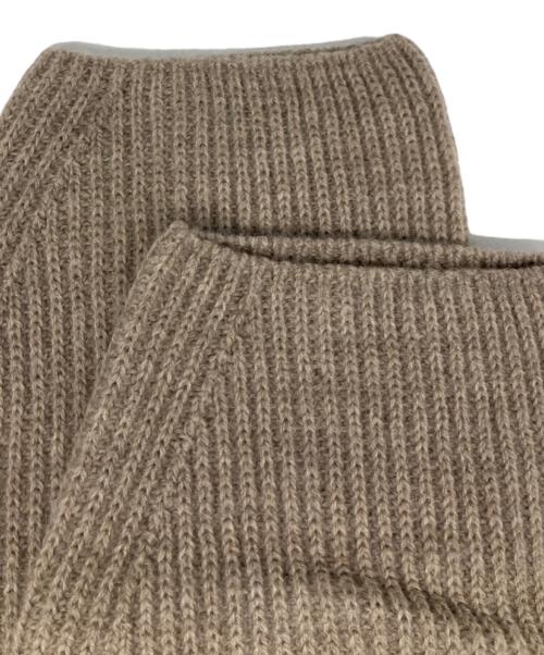 SLOBE IENA（スローブ イエナ）SLOBE IENA (スローブ イエナ) ファインウールニットミニワンピース ベージュ サイズ:free 未使用品の古着・服飾アイテム