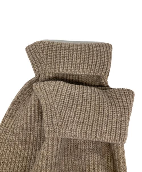 SLOBE IENA（スローブ イエナ）SLOBE IENA (スローブ イエナ) ファインウールニットミニワンピース ベージュ サイズ:free 未使用品の古着・服飾アイテム