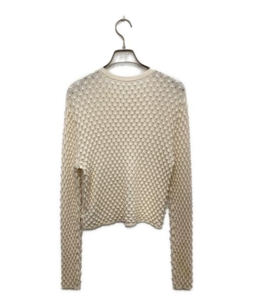 Spick and Span（スピック＆スパン）Spick and Span (スピック＆スパン) 3Dコンパクトニットカーディガン ホワイト サイズ:freeの古着・服飾アイテム