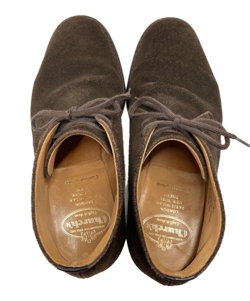 CHURCH'S（チャーチ）CHURCH'S (チャーチ) RYDER スエード デザートブーツ ブラウン サイズ:5Ｓの古着・服飾アイテム