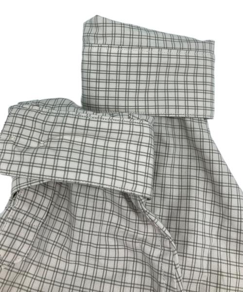 usual things scrutiny（ユージュアル シングス スクルーティニー）USUAL THINGS SCRUTINY (ユージュアル シングス スクルーティニー) チェックシャツ ベージュ サイズ:XLの古着・服飾アイテム