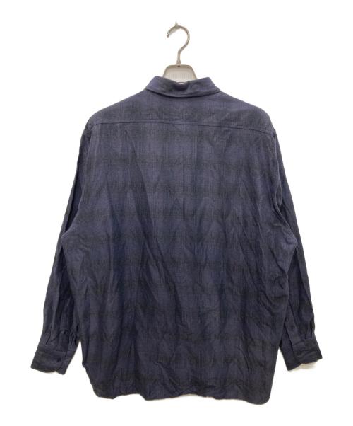 COMOLI（コモリ）COMOLI (コモリ) ウールシルクワークシャツ ネイビー サイズ:3の古着・服飾アイテム