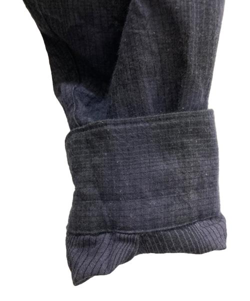 COMOLI（コモリ）COMOLI (コモリ) ウールシルクワークシャツ ネイビー サイズ:3の古着・服飾アイテム