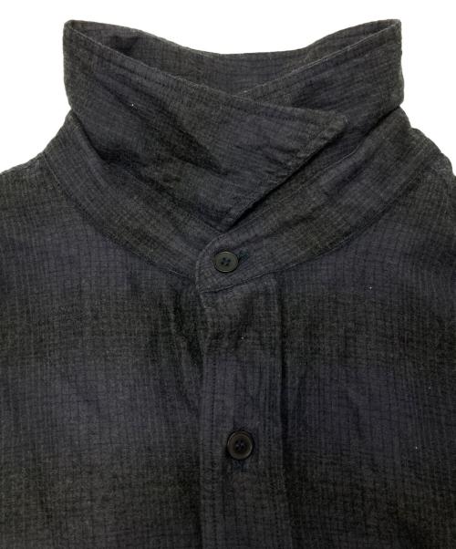 COMOLI（コモリ）COMOLI (コモリ) ウールシルクワークシャツ ネイビー サイズ:3の古着・服飾アイテム