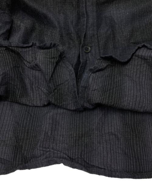 COMOLI（コモリ）COMOLI (コモリ) ウールシルクワークシャツ ネイビー サイズ:3の古着・服飾アイテム