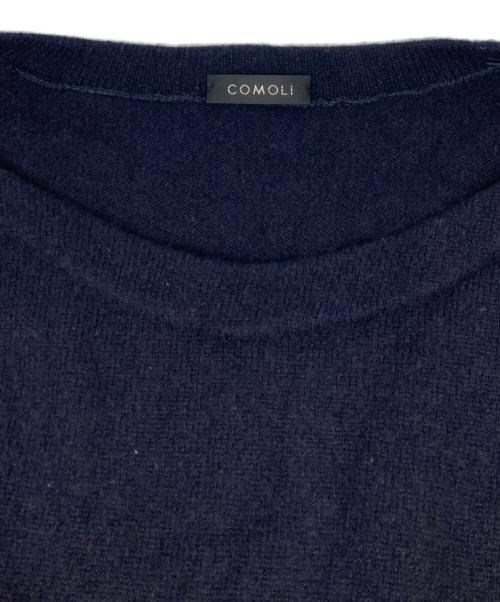 COMOLI（コモリ）COMOLI (コモリ) カシミヤ100％ニット ネイビー サイズ:freeの古着・服飾アイテム