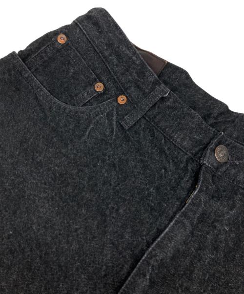 KAPTAIN SUNSHINE（キャプテンサンシャイン）KAPTAIN SUNSHINE (キャプテンサンシャイン) 5P Zipper Front Denim Pants ブラック サイズ:34の古着・服飾アイテム