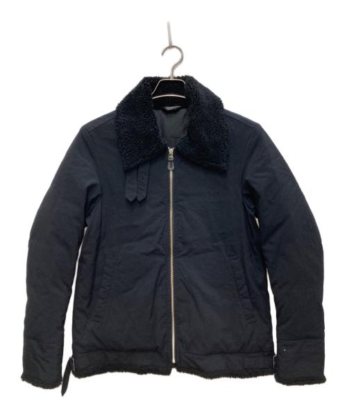 wjk（ダブルジェイケー）wjk (ダブルジェイケー) B-3 エコムートン ジャケット ブラック サイズ:１の古着・服飾アイテム