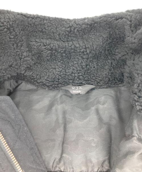 wjk（ダブルジェイケー）wjk (ダブルジェイケー) B-3 エコムートン ジャケット ブラック サイズ:１の古着・服飾アイテム