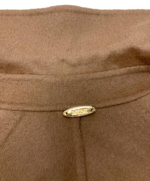 MUSE Deuxieme Classe（ミューズ ドゥーズィエム クラス）MUSE Deuxieme Classe (ミューズ ドゥーズィエム クラス) Ailes リバーコート ブラウン サイズ:Fの古着・服飾アイテム