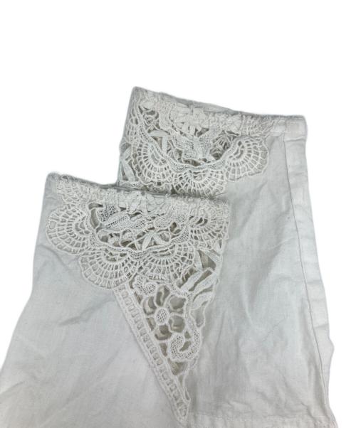 Curensology（カレンソロジー）Curensology (カレンソロジー) コットンバテンレースブラウス ホワイト サイズ:Freeの古着・服飾アイテム