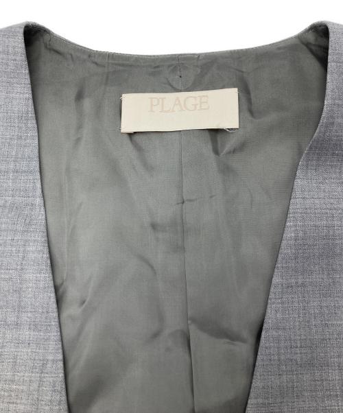 Plage（プラージュ）Plage (プラージュ) WO SE ベスト グレー サイズ:FREEの古着・服飾アイテム