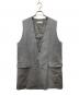 Plage（プラージュ）の古着「WO SE ベスト」｜グレー