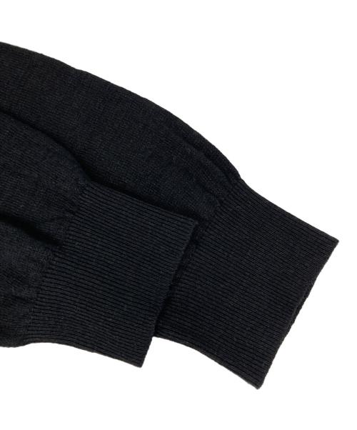 wirrow（ウィロウ）WIRROW (ウィロウ) Linen Silk Knit Pullover/リネンシルクプルオーバー ブラック サイズ:3の古着・服飾アイテム