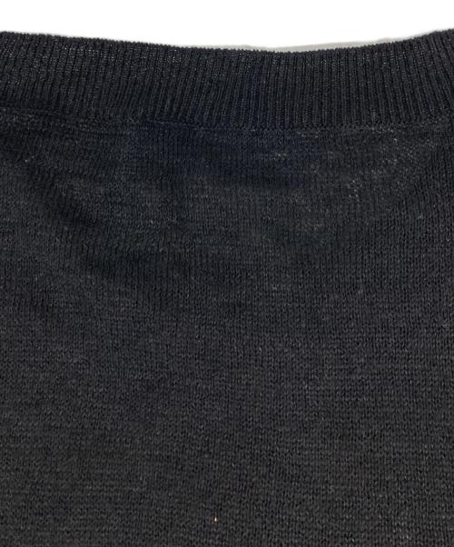wirrow（ウィロウ）WIRROW (ウィロウ) Linen Silk Knit Pullover/リネンシルクプルオーバー ブラック サイズ:3の古着・服飾アイテム