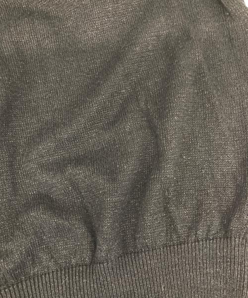 wirrow（ウィロウ）WIRROW (ウィロウ) Linen Silk Knit Pullover/リネンシルクプルオーバー ブラック サイズ:3の古着・服飾アイテム